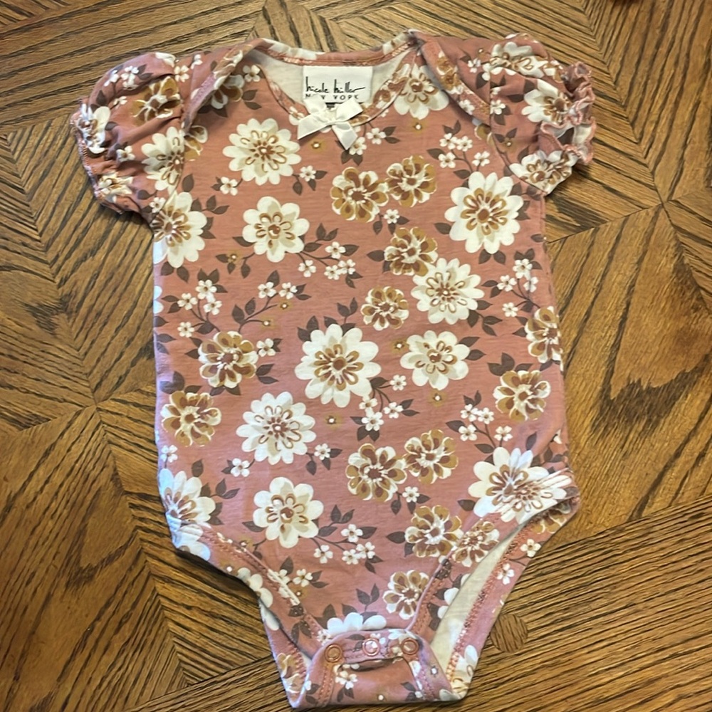 Nicole Miller floral onesie